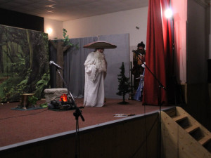 Kája nešťastně spadla z koně a ochrnula, pomoci se jí snaží divadelní ochotníci