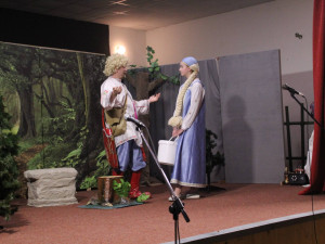 Kája nešťastně spadla z koně a ochrnula, pomoci se jí snaží divadelní ochotníci