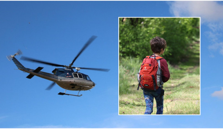 Obrovská pátrací akce po čtyřletém chlapci. Do vzduchu vzlétl i vrtulník