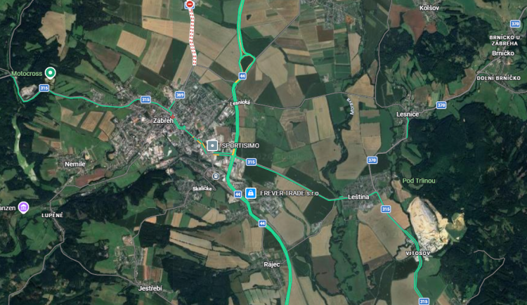 Začalo vyvlastňování kvůli obchvatu Zábřehu. Denně tudy na Jeseníky projedou tisíce aut