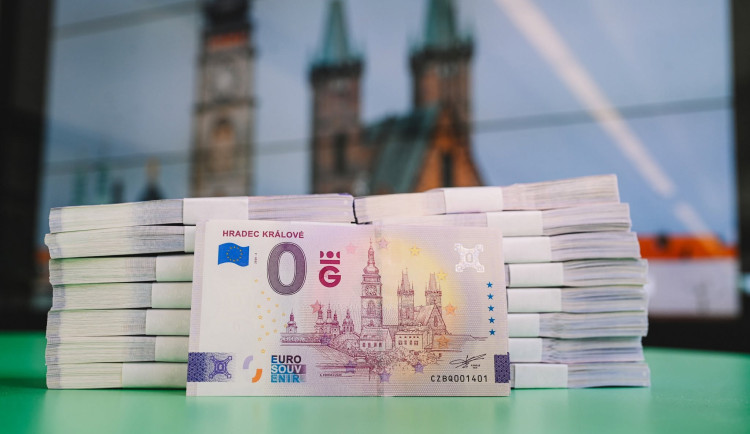 Hradec na vlastní bankovce, sběratelská eurobankovka půjde do prodeje