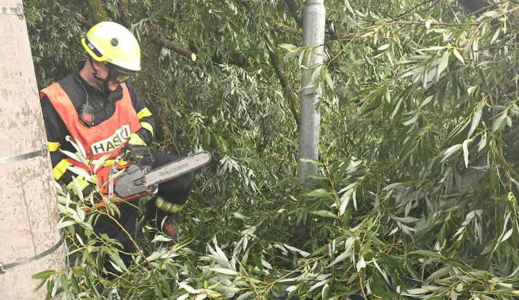Nový Bor po bouřce uzavřel Lesní hřbitov. Obyvatele žádá o opatrnost
