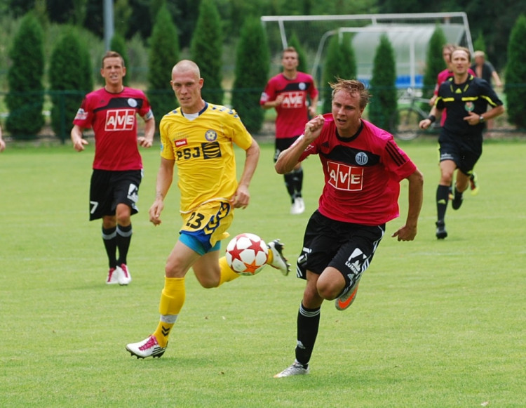 Karol Karlík a střelec dvou gólů vítězů turnaje František Němec