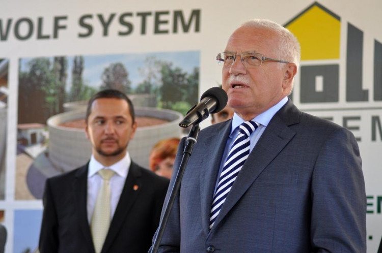 Prezident České  republiky Václav Klaus. - Kopie