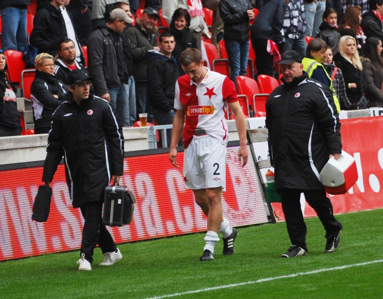 Josef Kaufman zraněn, Foto: Jan Škrle