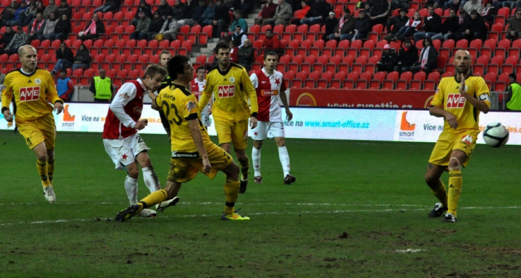 Martin Hurka - střílí druhou branku, Foto: Jan Škrle