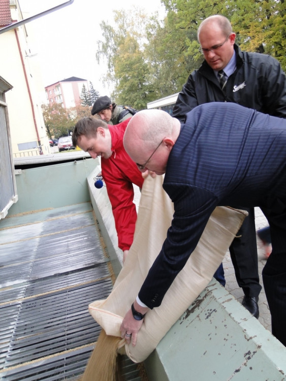 vysypání požehnaného ječmene