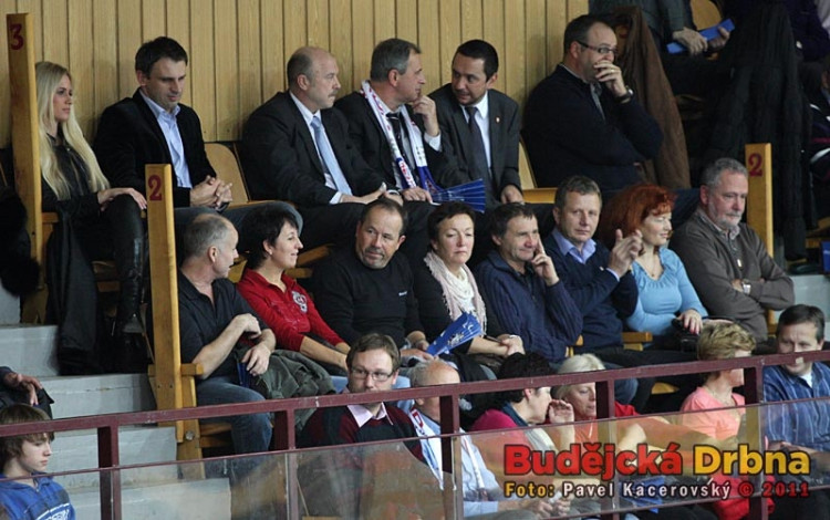 Na prestižní volejbalový duel se přišlo podívat i několik významných osobností