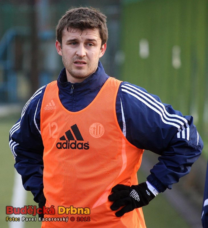 O místo v budějckém klubu usiluje slávistický útočník Riste Naumov