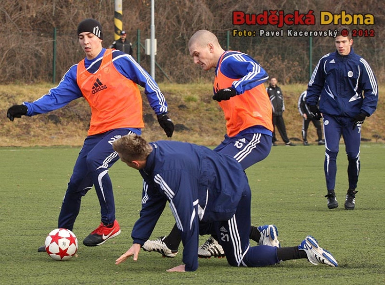 Veverka s Ondráškem obrali o míč Němce