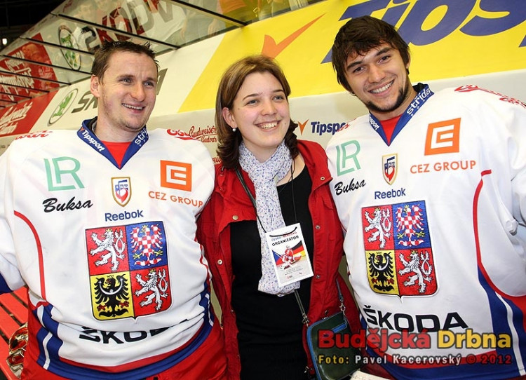 Brankářská dvojice Jakub Kovář (vpravo) s Tomášem Pöpperlem