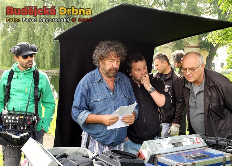 První natáčecí den v Dobčicích