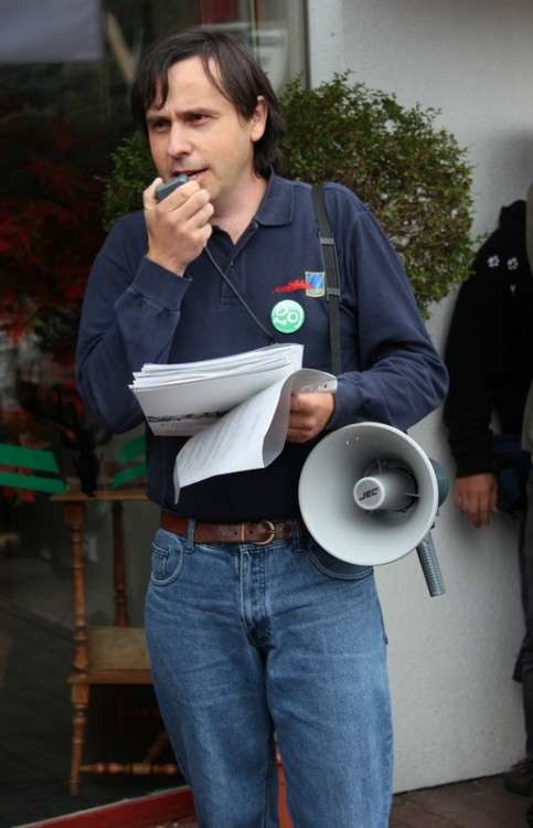 Protest a Antiprotest v Hluboké nad Vltavou