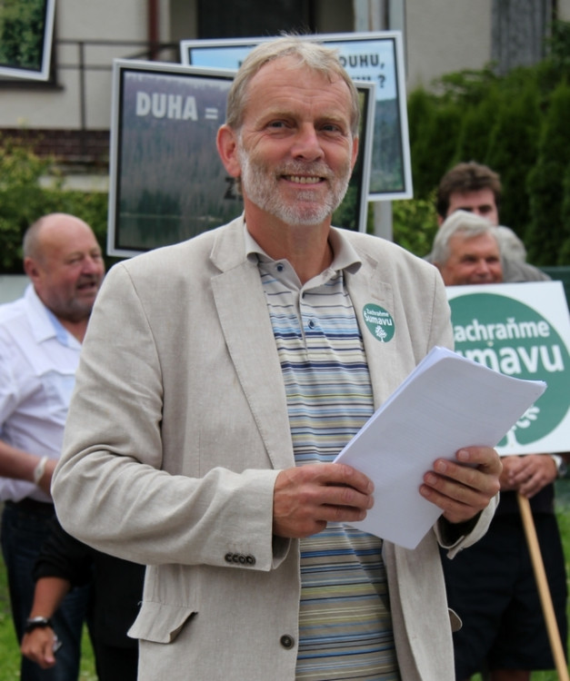 Protest a Antiprotest v Hluboké nad Vltavou