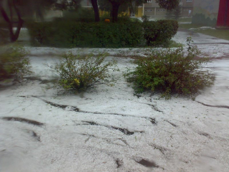 Z trolejbusu číslo 2 v 18.05 hodin na Lidické ulici. Foto Michal Rozum