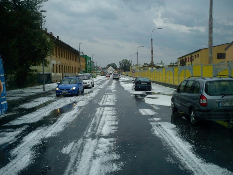 U Dopravního podniku. Foto Theresa