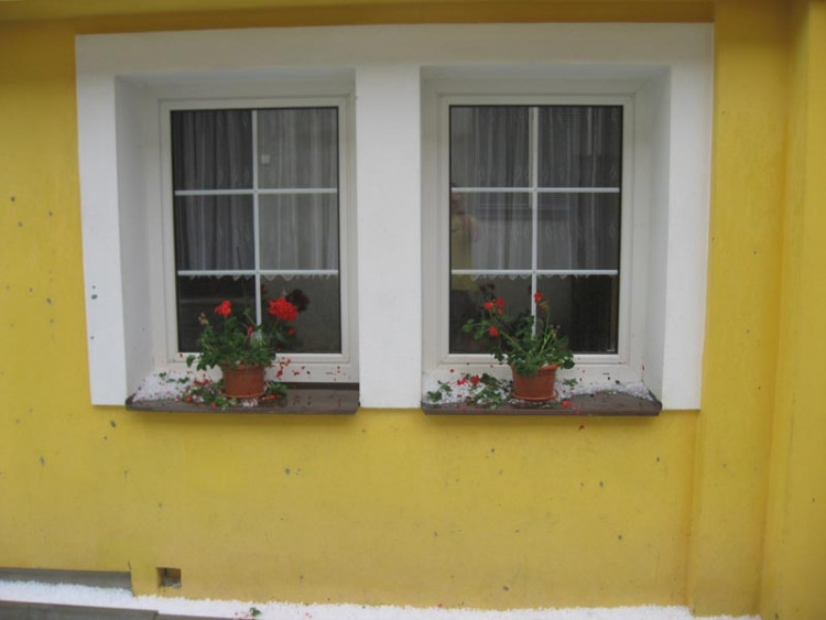 Následky krupobití. Foto Pedro Smouky