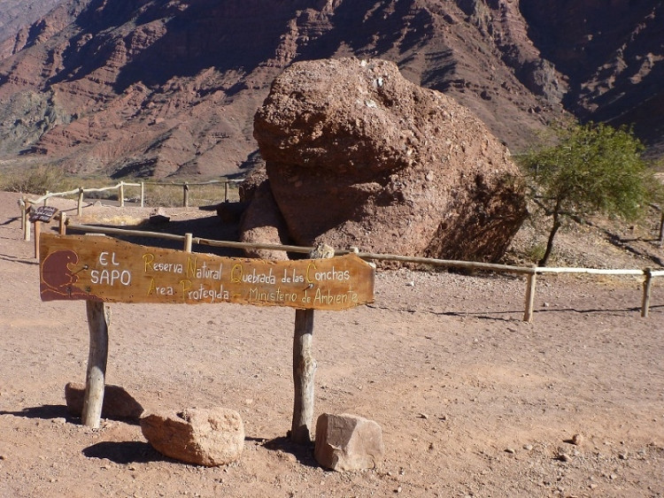 Soutěska Conchas - El Sapo