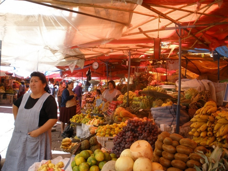 Sucre - voňavé tržiště