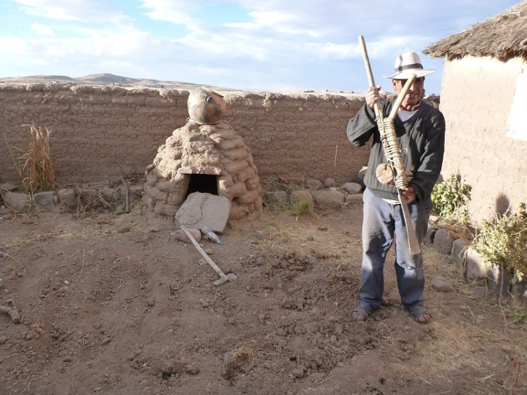 Ukázka obdělávání pozemku