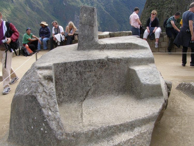 Intihuatana - Sluneční sedadlo