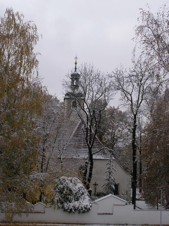 Kostel sv. Jana Křtitele a sv. Prokopa v Českých Budějovicích. Foto Lucie Cikánková