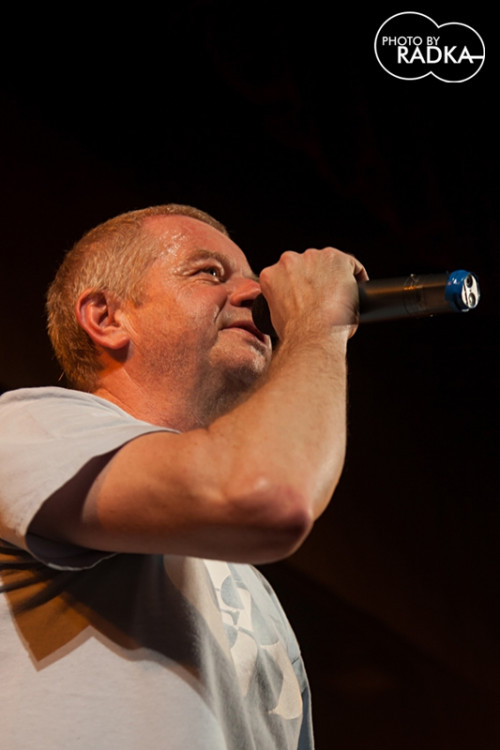 Kapela Mňága a Ždorp koncertovala v Budějcích