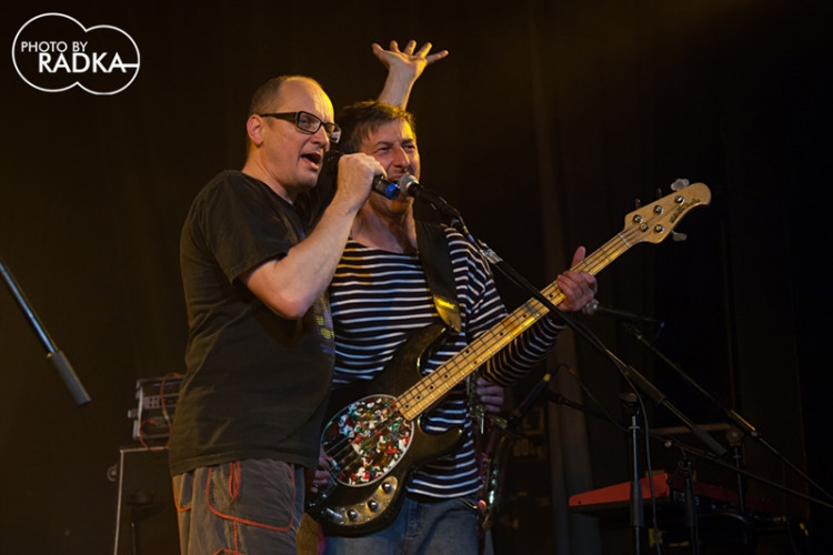 Kapela Mňága a Ždorp koncertovala v Budějcích