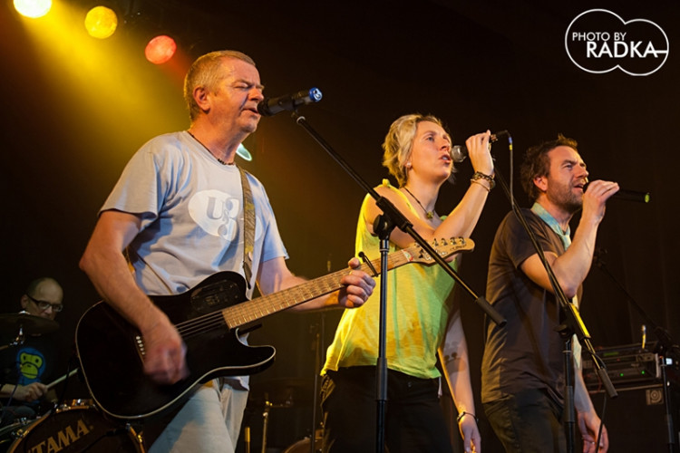 Kapela Mňága a Ždorp koncertovala v Budějcích