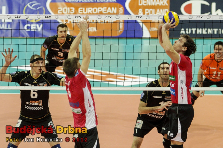 VK Jihostroj České Budějovice - Berlin Recycling Volleys 3:1