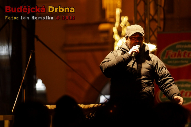 Koncert Petra Koláře při Budějovickém adventu 2012