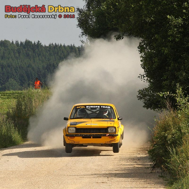 Testování mistra Evropy v rallye historiků Miroslava Janoty u Ločenic