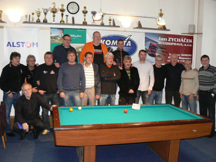 Tradiční turnaj osobností, novinářů a sponzorů v kulečníku