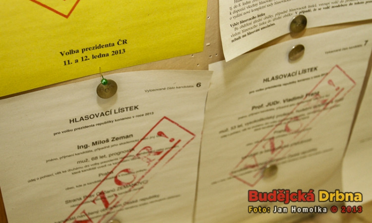 Volba prezidenta České republiky v Budějcích