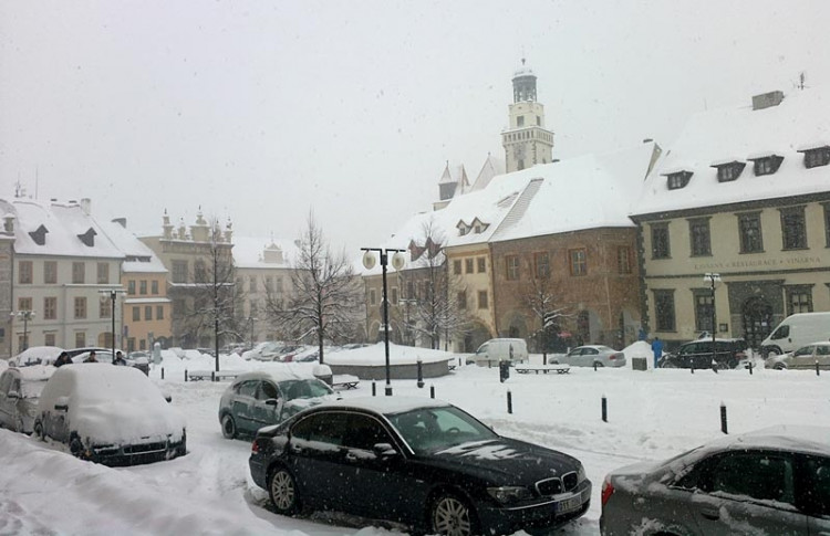 Prachatice (17.1.2013). Foto Jitka