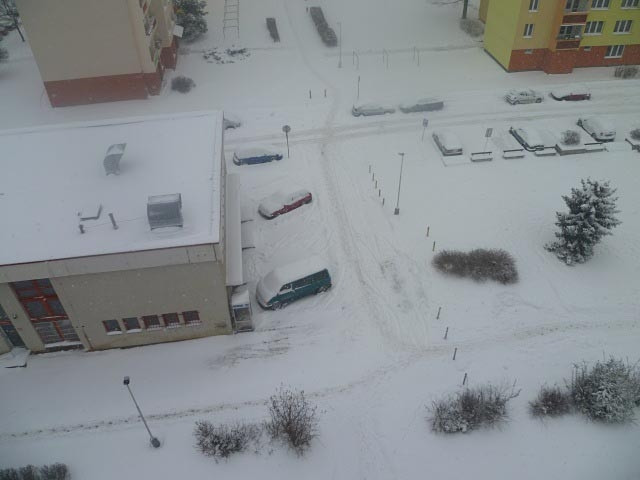 Sídliště Máj (17.1.2013). Foto Zuzana Hrouzková