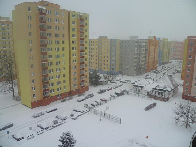 Sídliště Máj (17.1.2013). Foto Zuzana Hrouzková