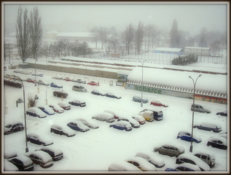 Sídliště Máj (17.1.2013). Foto Michaela Mlynářová