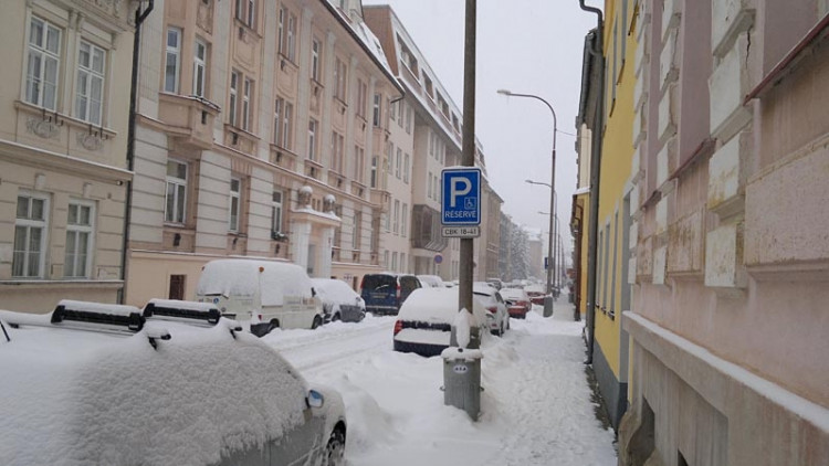 Komenského (17.1.2013). Foto Adéla Malechová