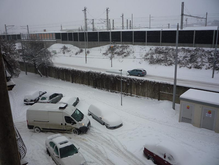 Nádražní (17.1.2013). Foto Míša a Barča
