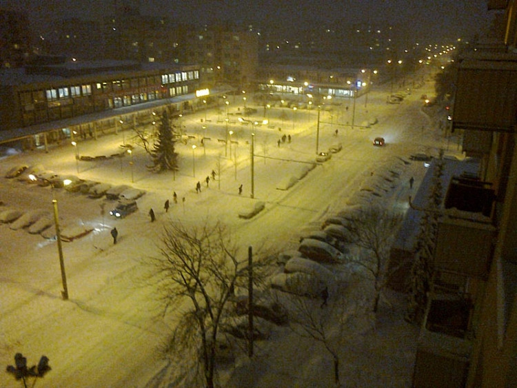 Sídliště Šumava (17.1.2013). Foto Monika Adámková