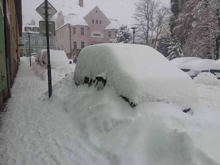 Vimperk (17.1.2013). Foto Petra