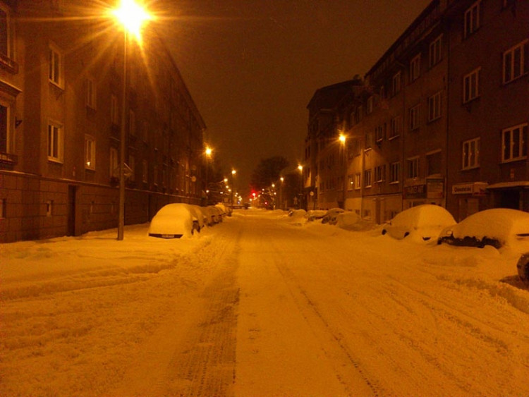 Budějce (17.1.2013). Foto Martin Míšek