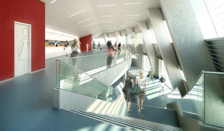 Vítězný návrh Centra halových sportů