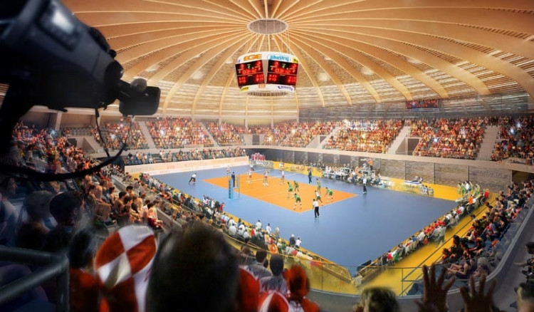 Vítězný návrh Centra halových sportů