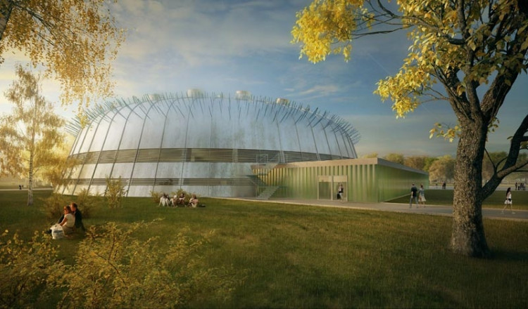 Vítězný návrh Centra halových sportů