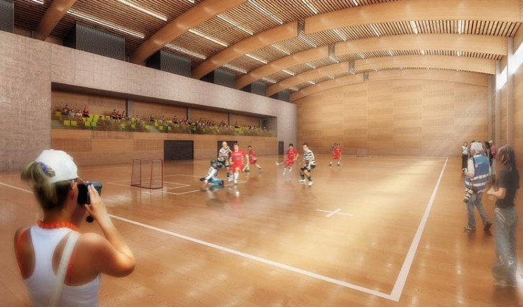 Vítězný návrh Centra halových sportů