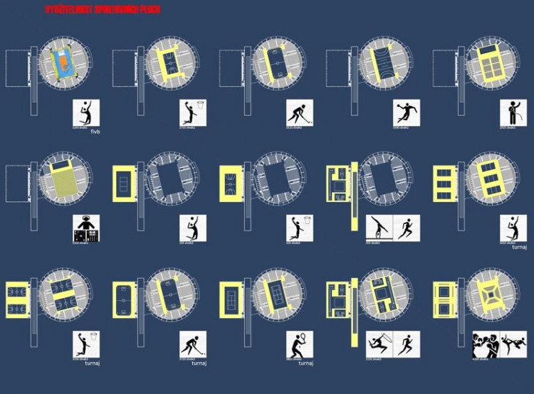 Vítězný návrh Centra halových sportů