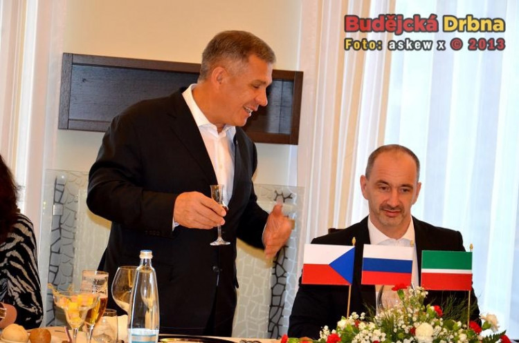 Návštěva prezidenta Tatarstánu v Jihočeském kraji