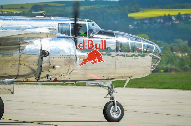 Trénink Flying Bulls leteckého týmu Red Bullu. Foto: Filip Masopust